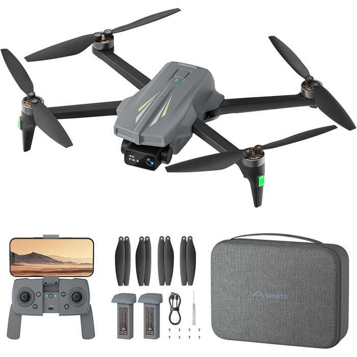 4K GPS Drohne - 50 Min. Flugzeit & 249g Leichtbauweise - 34% Rabatt