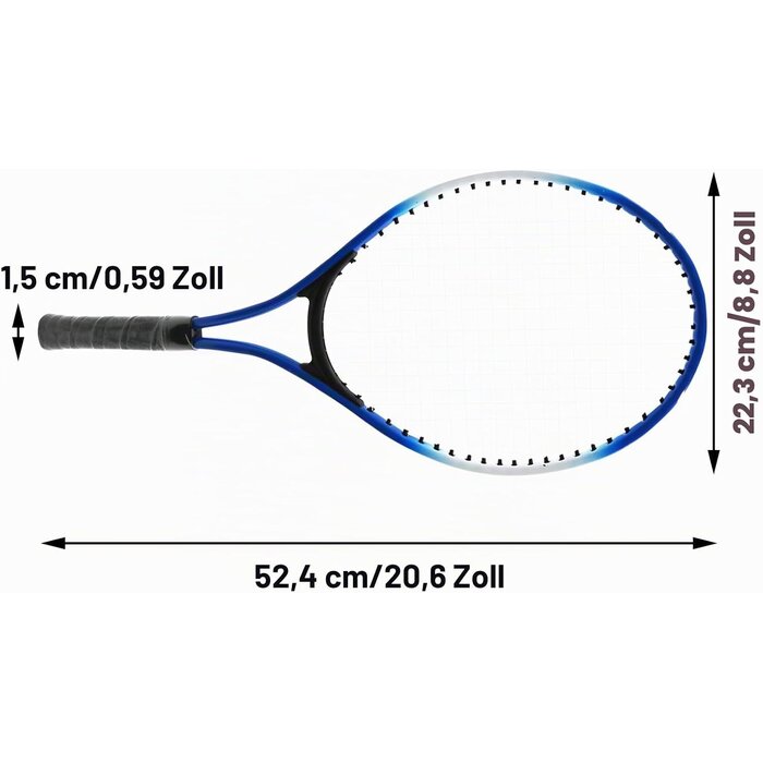 Kindertennis-Set 20 Zoll: 2 Schläger inkl. Tasche & Ball - 31% Rabatt