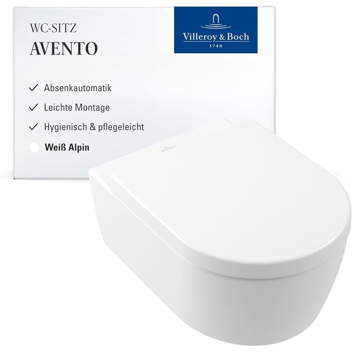 WC-Sitz Avento D-Form wit M, Absenkautomatik, QuickRelease - 35% Rabatt