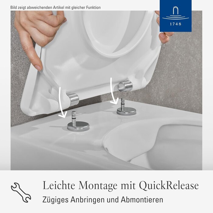WC-Sitz Avento D-Form wit M, Absenkautomatik, QuickRelease - 35% Rabatt