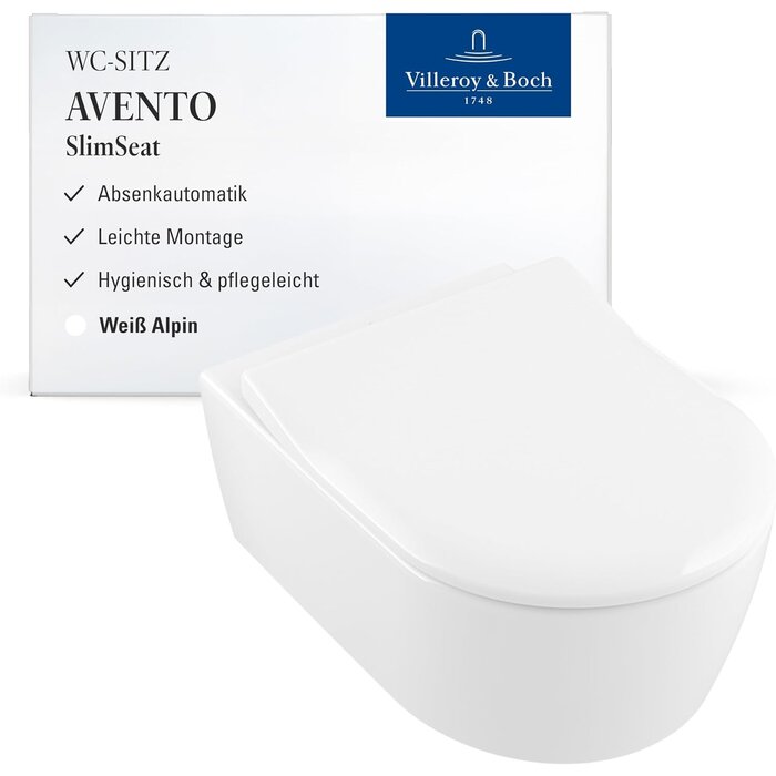 WC-Sitz Avento D-Form wit M, Absenkautomatik, QuickRelease - 35% Rabatt
