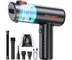 4-in-1 Handstaubsauger, 32.000 Pa, Akku, Schwarz - 45% Rabatt