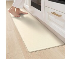 Ergonomische Küchenmatte Beige 44x150cm - 10mm Stärke - 37% Rabatt