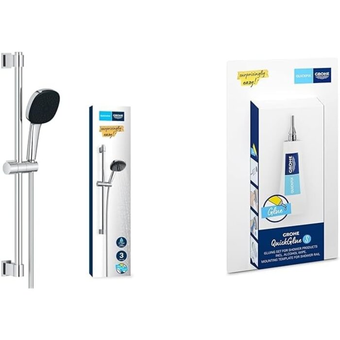 Vitalio 110 Duschstangenset, Chrom, M, 33% Rabatt
