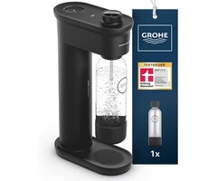 Grohe Wassersprudler 850 ml Schwarz - 3 Stufen - 34% Rabatt