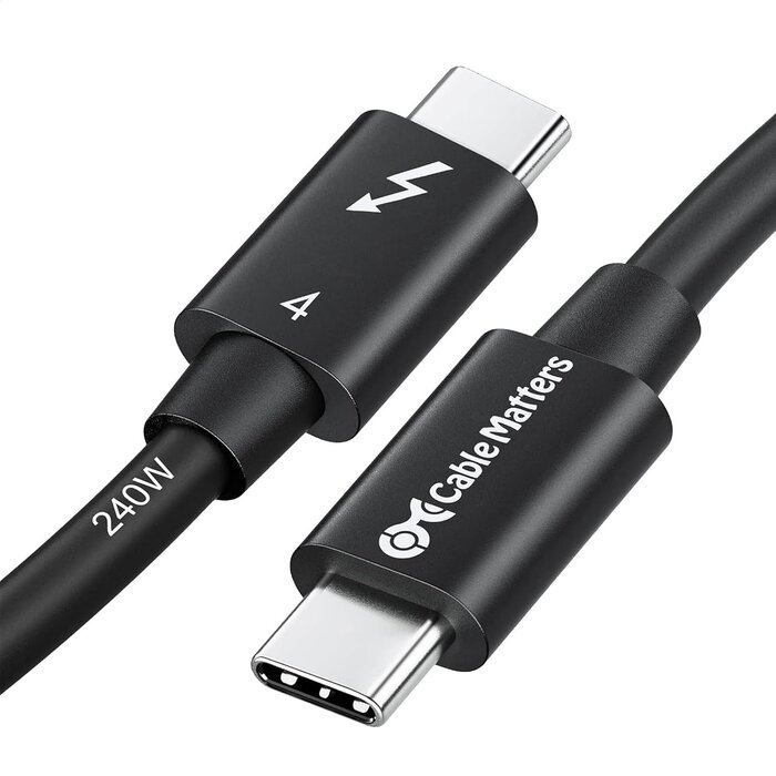 Thunderbolt 4 Kabel 40 Gbit/s 8K 100W 0,8m - 31% Rabatt