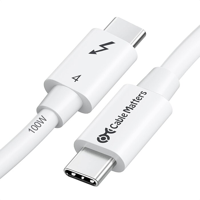 Thunderbolt 4 Kabel 40 Gbit/s 8K 100W 0,8m - 31% Rabatt