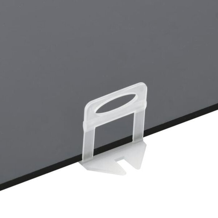 2500x Fliesen-Nivellierclips 2 mm - 34% Rabatt auf Verlegehilfe