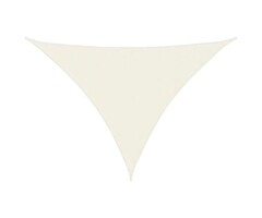 Vidaxl Sonnensegel Dreieckig 5x7x7 m Creme - 40% Rabatt - Ausgepackt