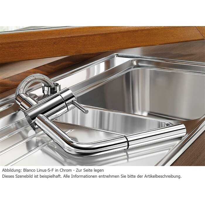Küchenarmatur LINUS-S-F Chrom Größe M - 35% Rabatt