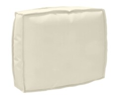 Vidaxl Palettenkissen Rückenlehne Creme 50x40x12cm - 42% Rabatt