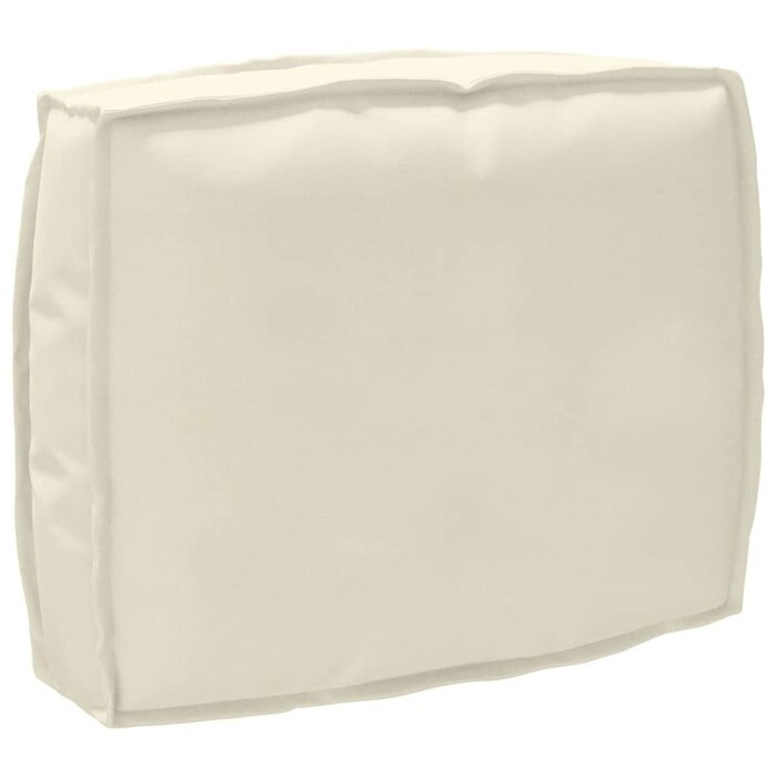Palettenkissen Rückenlehne, Creme, 50x40x12cm, 31% Rabatt