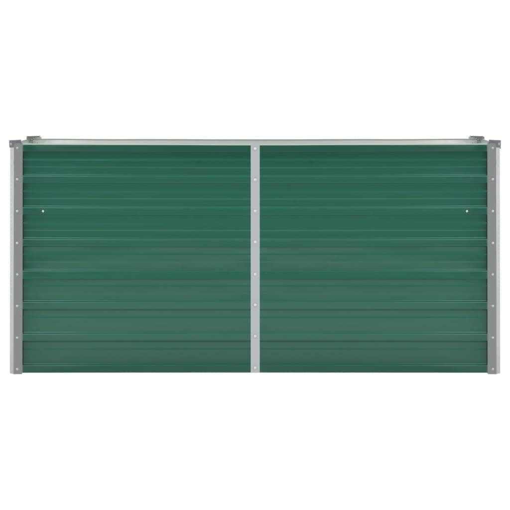 Hochbeet verzinkter Stahl 160x40x77 cm Grün - 33% Rabatt