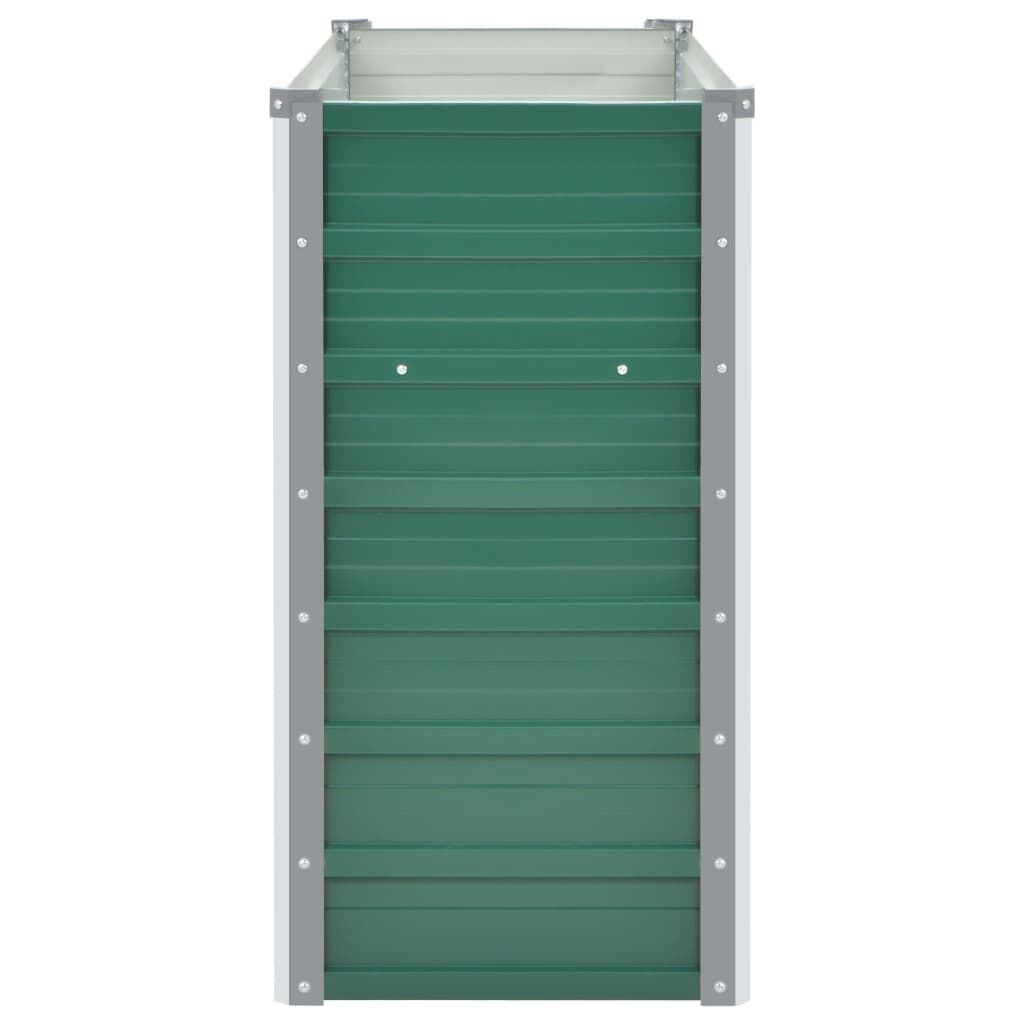 Hochbeet verzinkter Stahl 160x40x77 cm Grün - 33% Rabatt