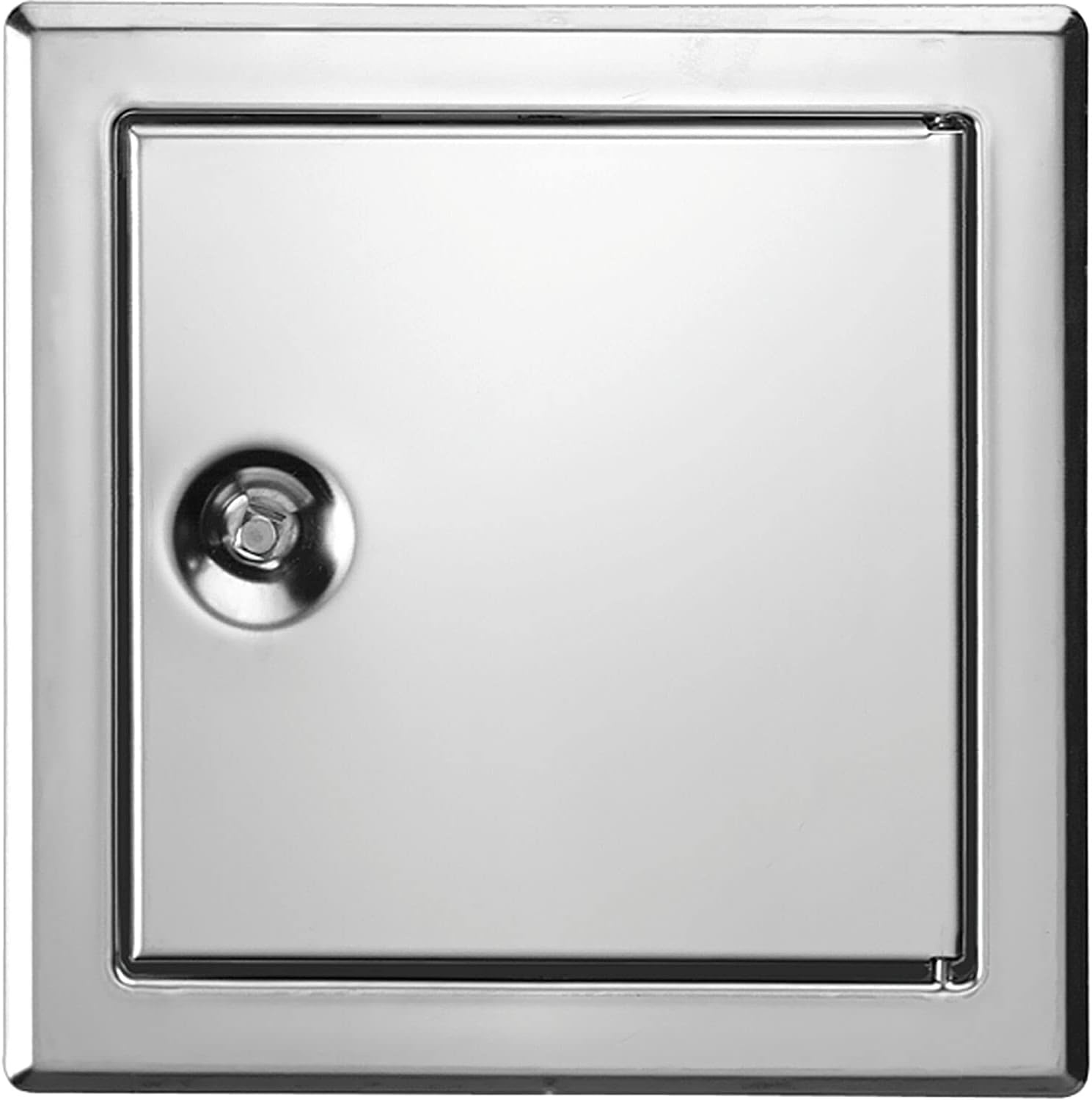 Revisionsklappe 40x40 cm Stahl weiß, Schnappverschluss - 30% Rabatt
