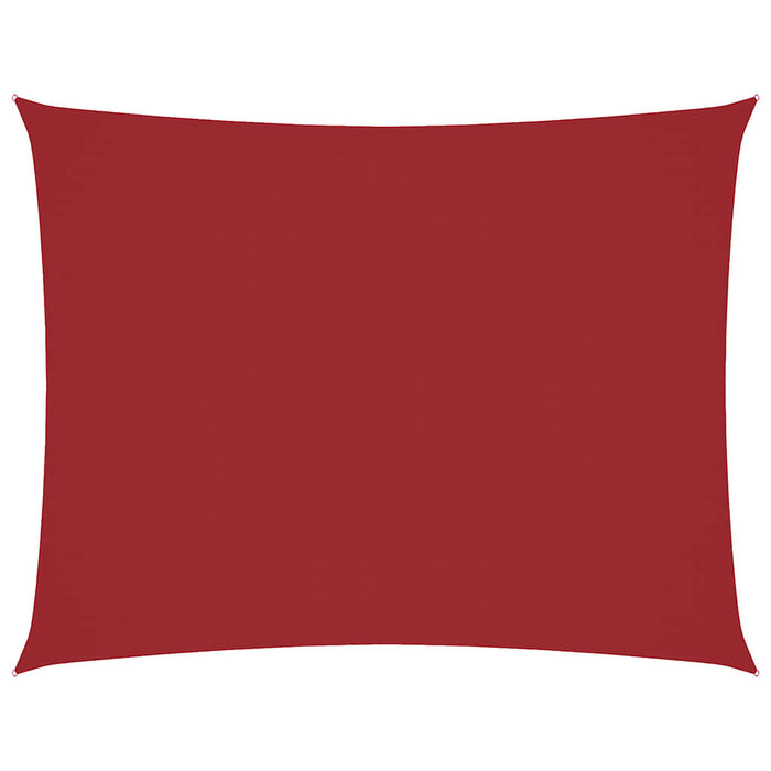 Sonnensegel rechteckig 5x6 m Rot - 34% Rabatt - Ausgepackt
