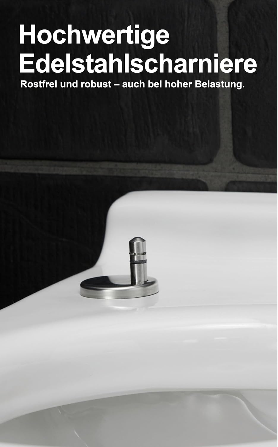WC-Sitz D-Form, weiß, S, 34% Rabatt - Hochwertiges Urea-Duroplast
