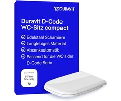 WC-Sitz D-Code Compact S Weiß - 40% Rabatt