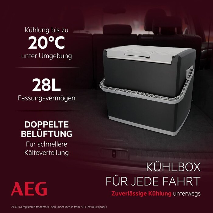 Thermoelektrische Kühlbox 28L - 12V/230V - Schwarz - 34% Rabatt