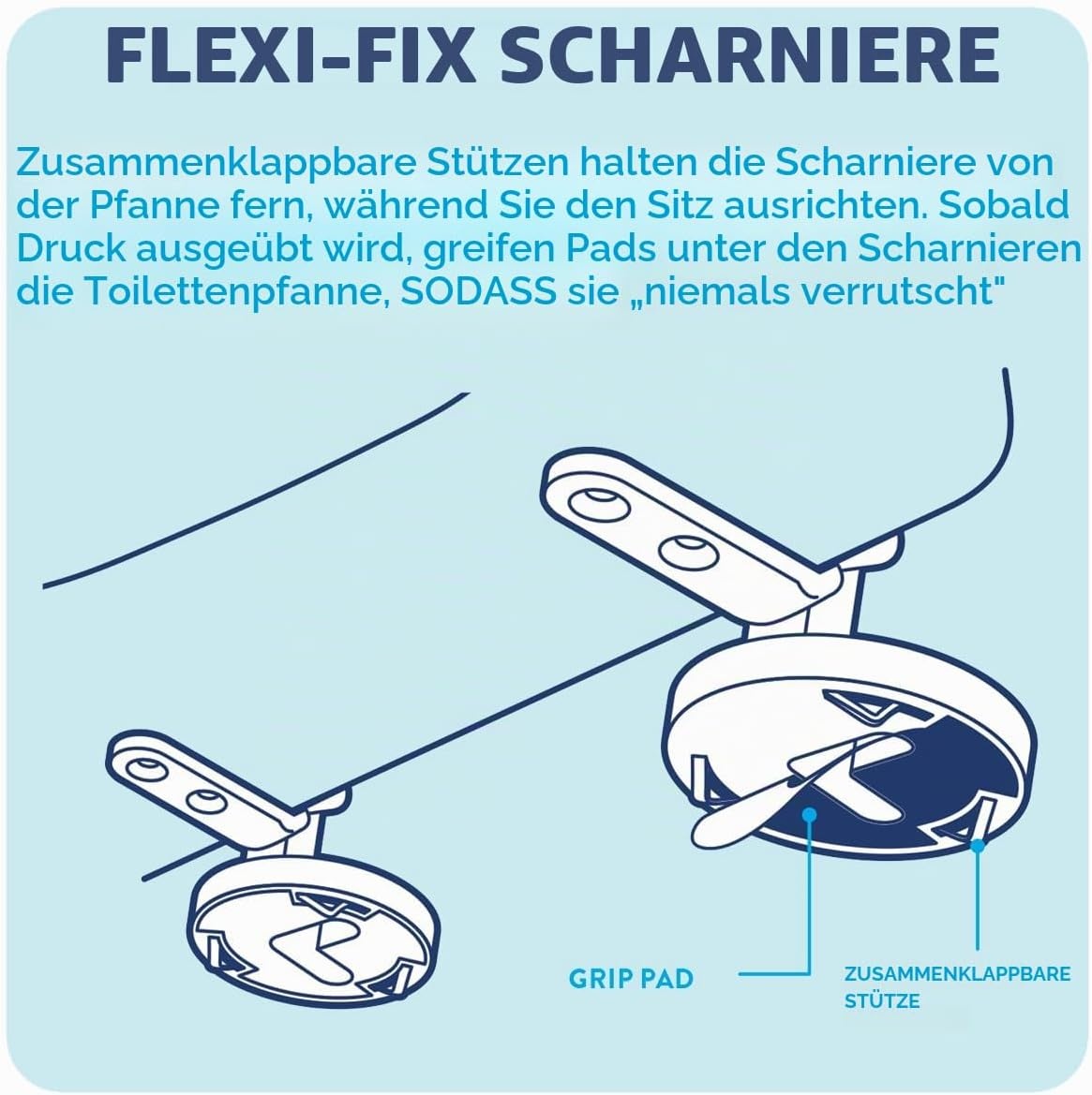 Toilettensitz Schieferoptik mit Absenkautomatik - 33% Rabatt