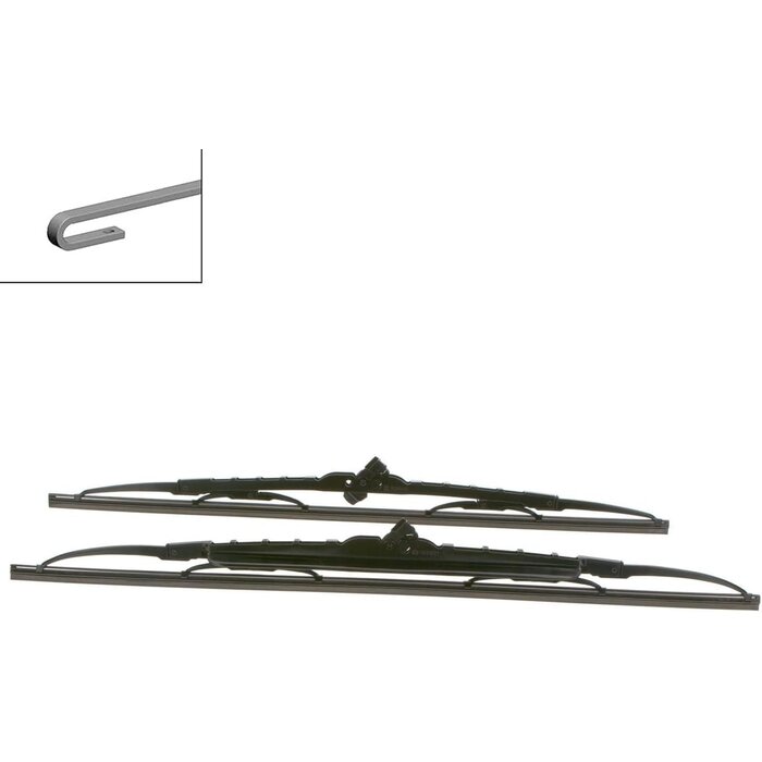 Scheibenwischer Set 530mm + 475mm - 29% Rabatt - Schwarz - Zustand: Ausgepackt