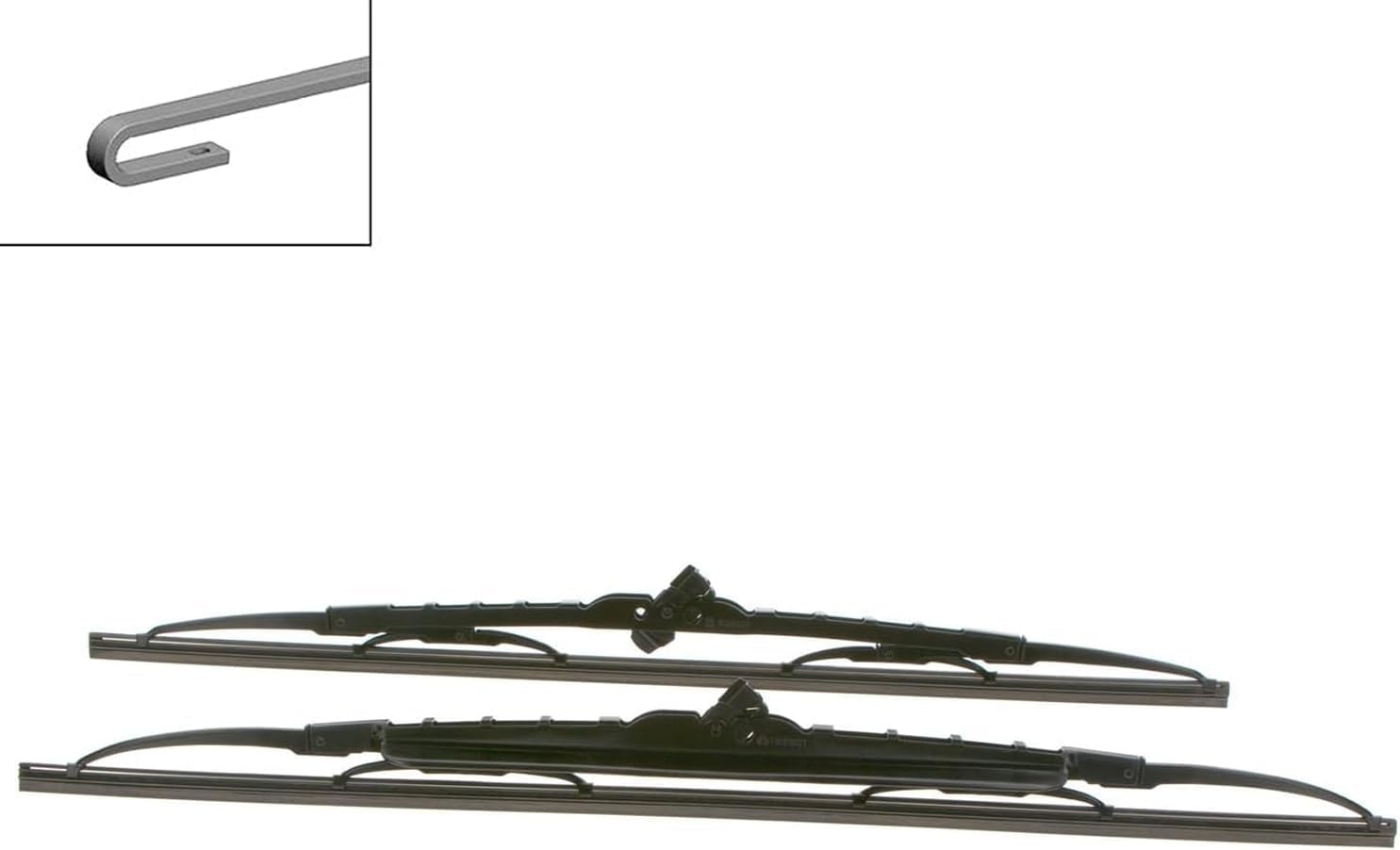 Scheibenwischer Set 530mm + 475mm - 29% Rabatt - Schwarz - Zustand: Ausgepackt