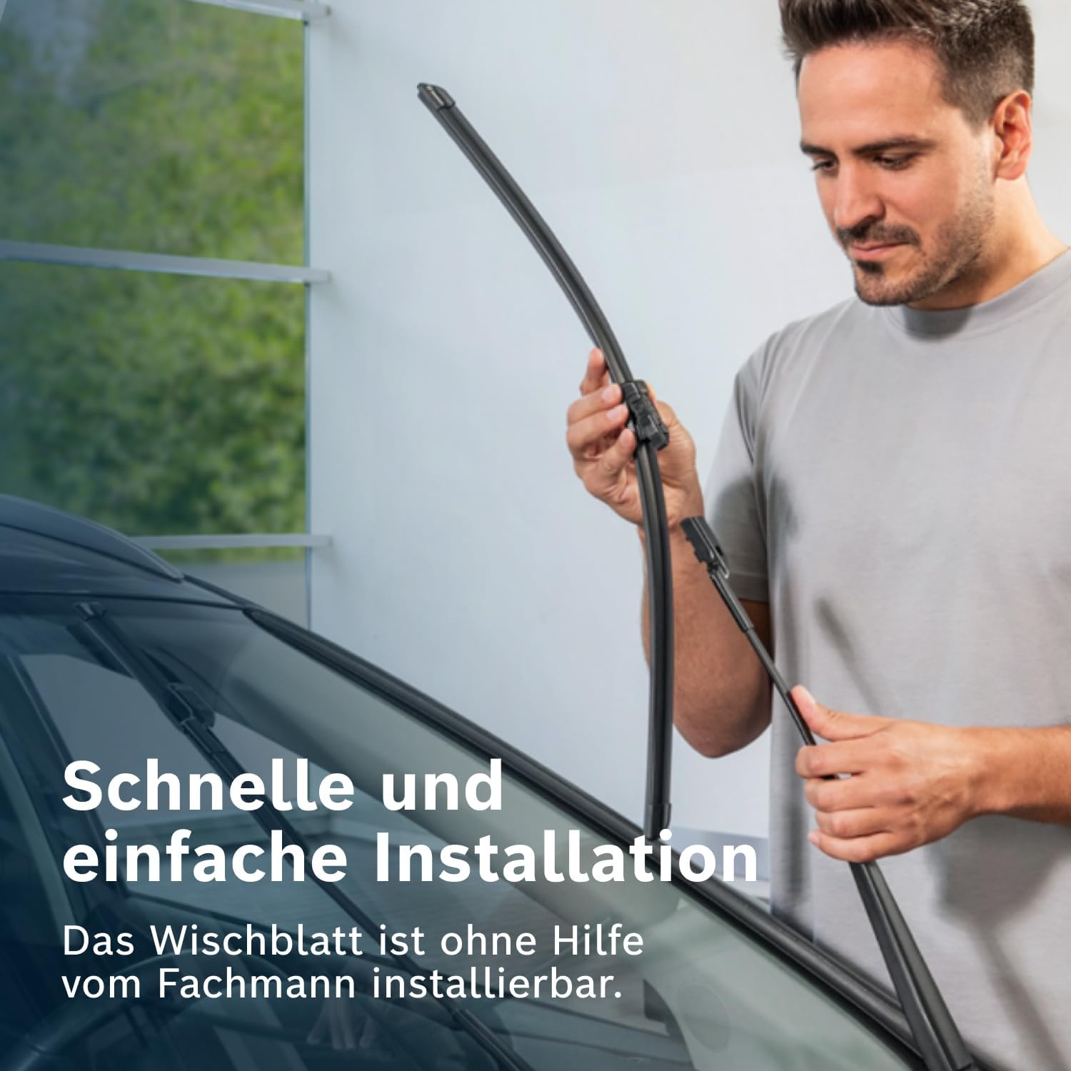 Scheibenwischer Set 530mm + 475mm - 29% Rabatt - Schwarz - Zustand: Ausgepackt