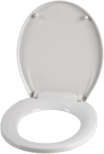 Universeller Toilettensitz, Weiß, Soft-Close, Antibakteriell - 29% Rabatt