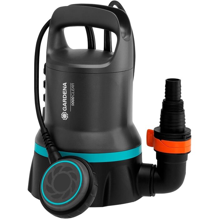 Klarwasser-Tauchpumpe 9000 l/h, 300W, Flachabsaugung - 33% Rabatt