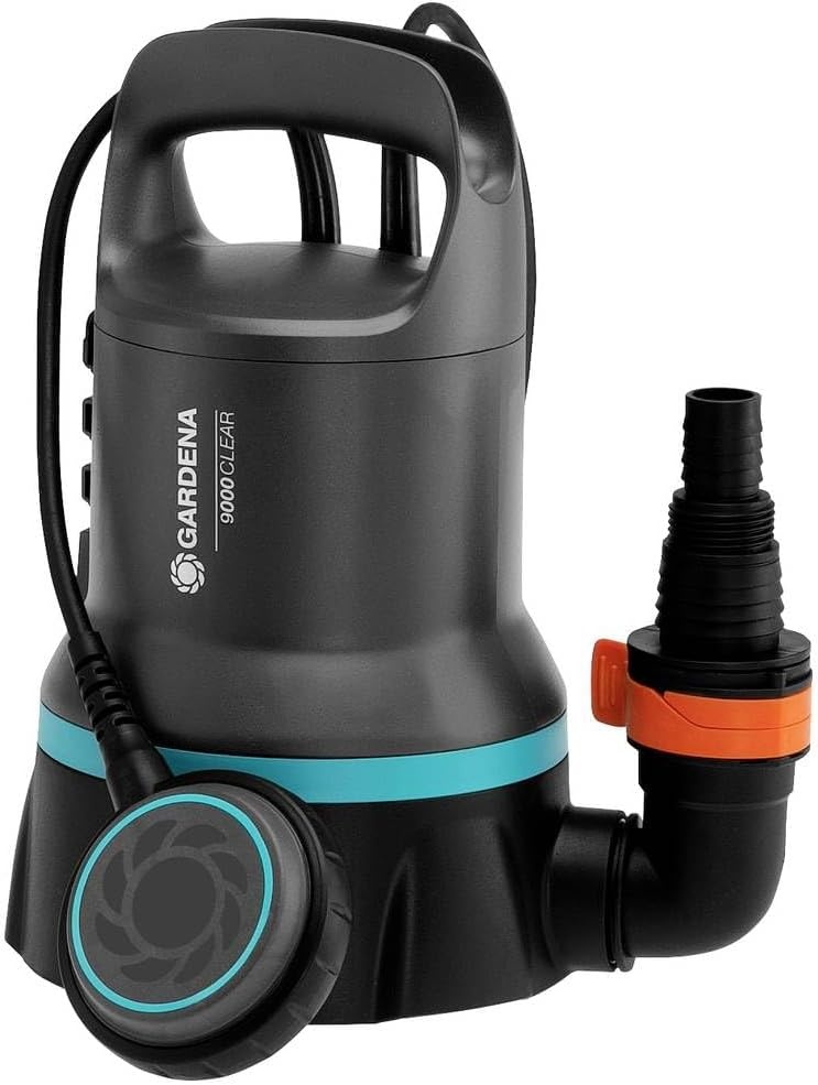 Klarwasser-Tauchpumpe 9000 l/h, 300W, Flachabsaugung - 33% Rabatt