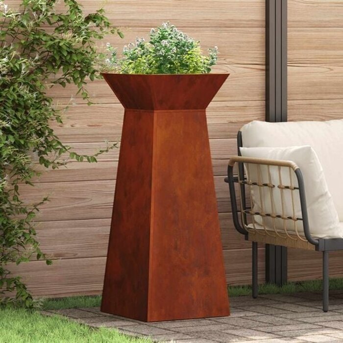 Säulen-Pflanzkübel in Rostoptik 40x101cm - 34% Rabatt