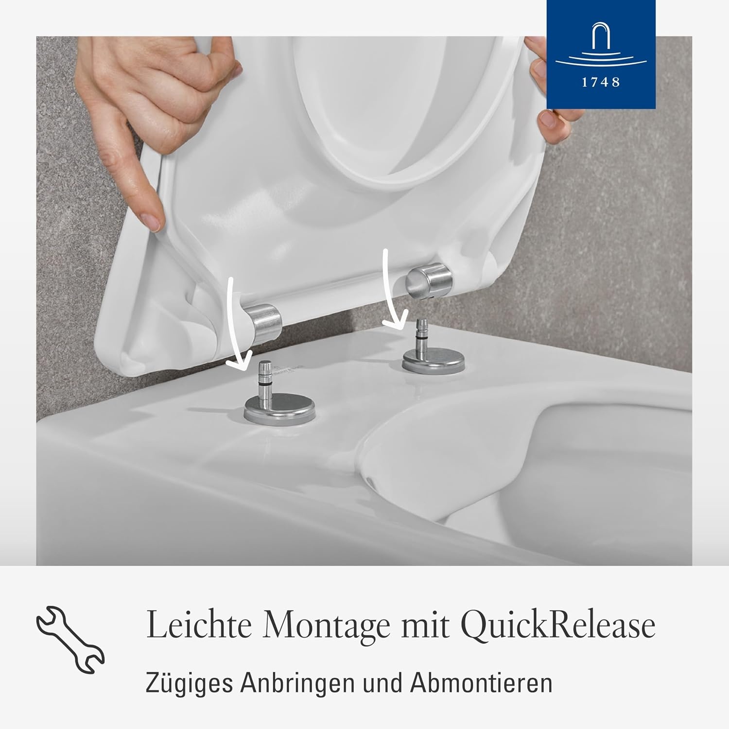 WC-Sitz Subway 2.0 D-Form SlimSeat weiß M - 35% Rabatt