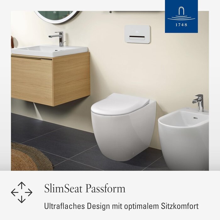 WC-Sitz Subway 2.0 D-Form SlimSeat weiß M - 35% Rabatt