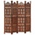 Handgeschnitzter Raumteiler Mangoholz 160x165 cm - 35% Rabatt