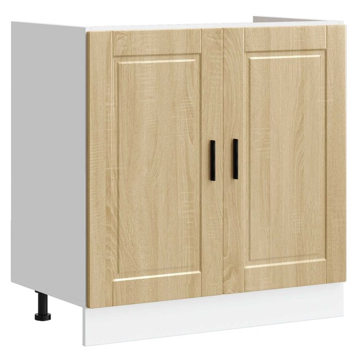 Spülenunterschrank Porto Sonoma-Eiche 80 cm - 34% Rabatt