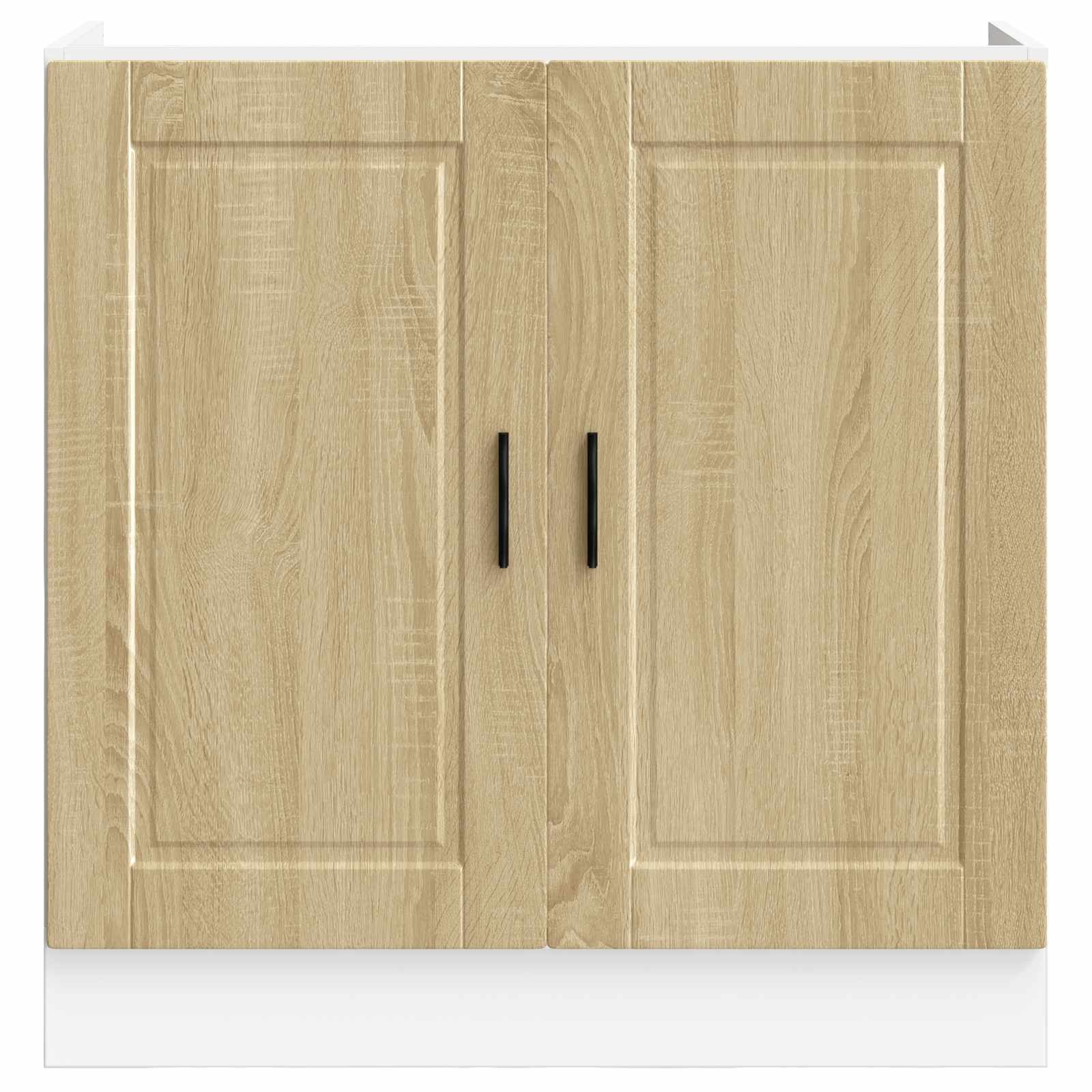 Spülenunterschrank Porto Sonoma-Eiche 80 cm - 34% Rabatt