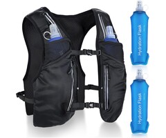 Laufweste für Trailrunning - 42% Rabatt - 11 Taschen - Inkl. 500ml Flasche