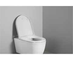 WC-Sitz D-Form Soft-Close, Weiß, 432x374 mm - 40% Rabatt