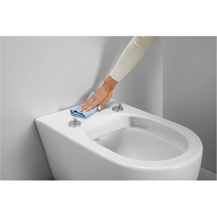 WC-Sitz D-Form Soft-Close Weiß 432x374mm - 33% Rabatt