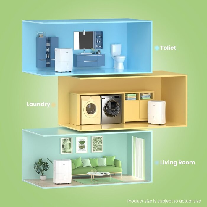 Smart Luftentfeuchter 16L/Tag - 35% Rabatt - Outlet