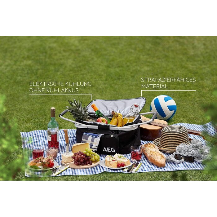 Thermoelektrische Kühltasche 26L, 12V für Auto & Camping - 34% Rabatt