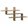 Wandregal Artisan-Eiche 124,5x18x60,5 cm - 33% Rabatt