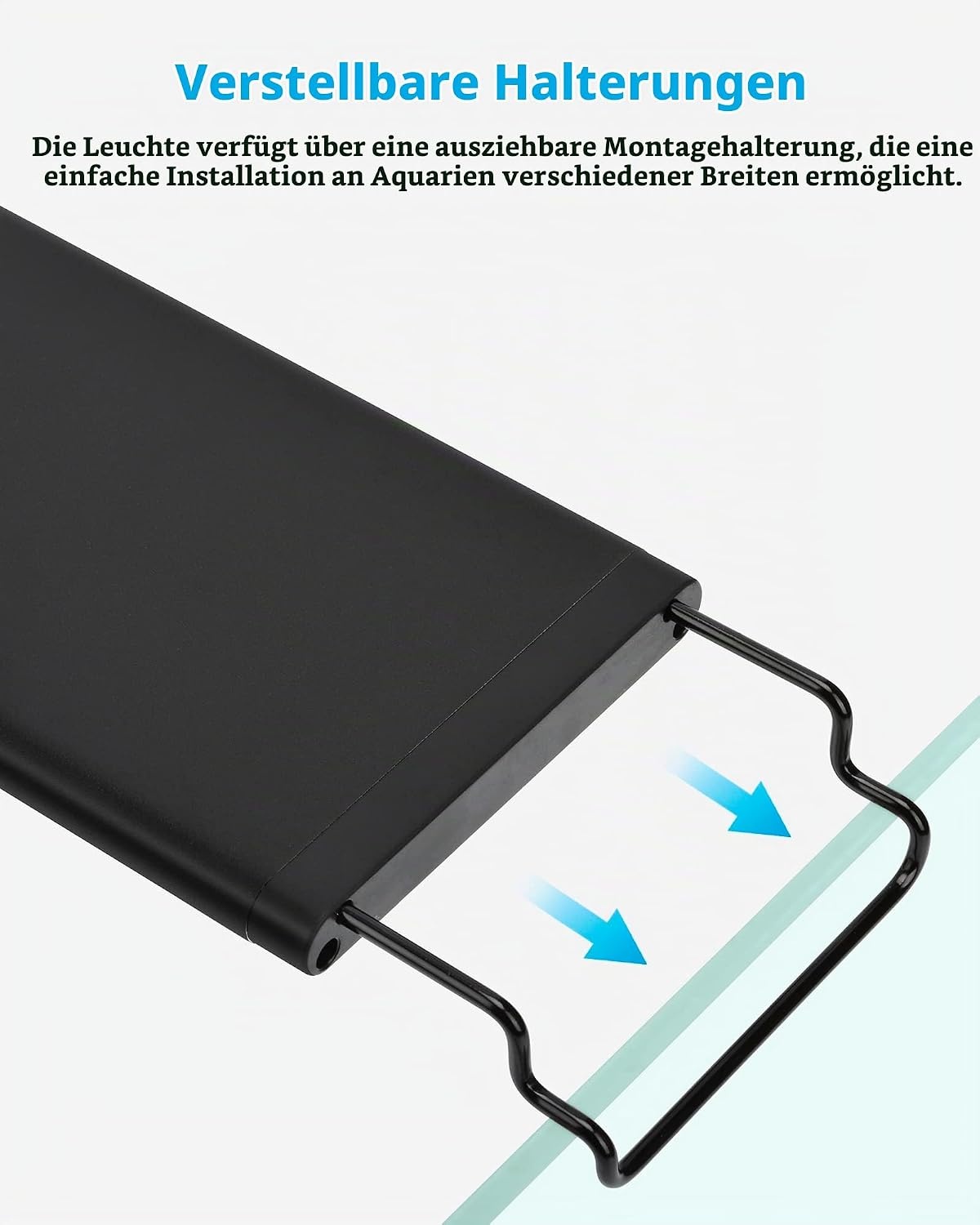 Aquarium LED-Leuchte 60-70 cm, 21W mit Fernbedienung - 33% Rabatt