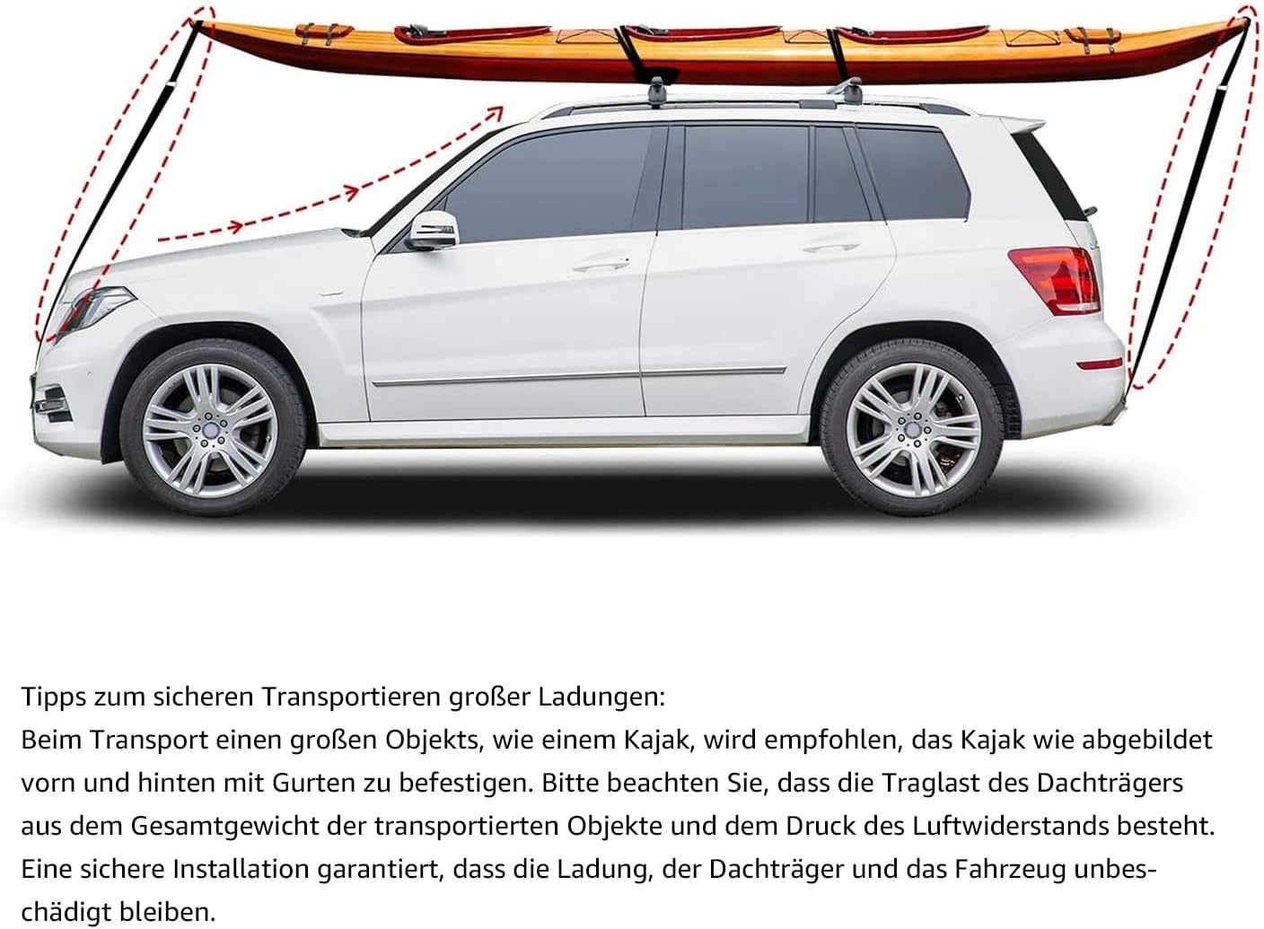 Dachträger 142 cm für offene Dachreling - 33% Rabatt - Aluminium