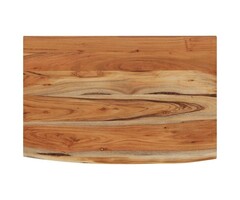 Vidaxl Wandregal Akazie mit Naturkante 70x40cm - 40% Rabatt