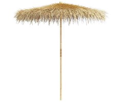 Vidaxl Bambus-Sonnenschirm 210 cm mit Bananenblatt-Dach - 41% Rabatt
