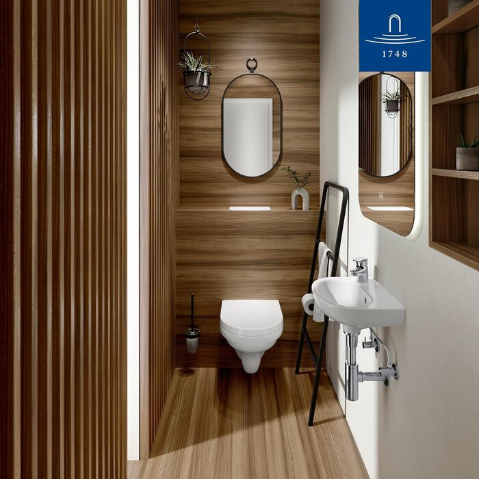 WC-Sitz O.novo D-Form Duroplast Weiß Alpin M - 33% Rabatt