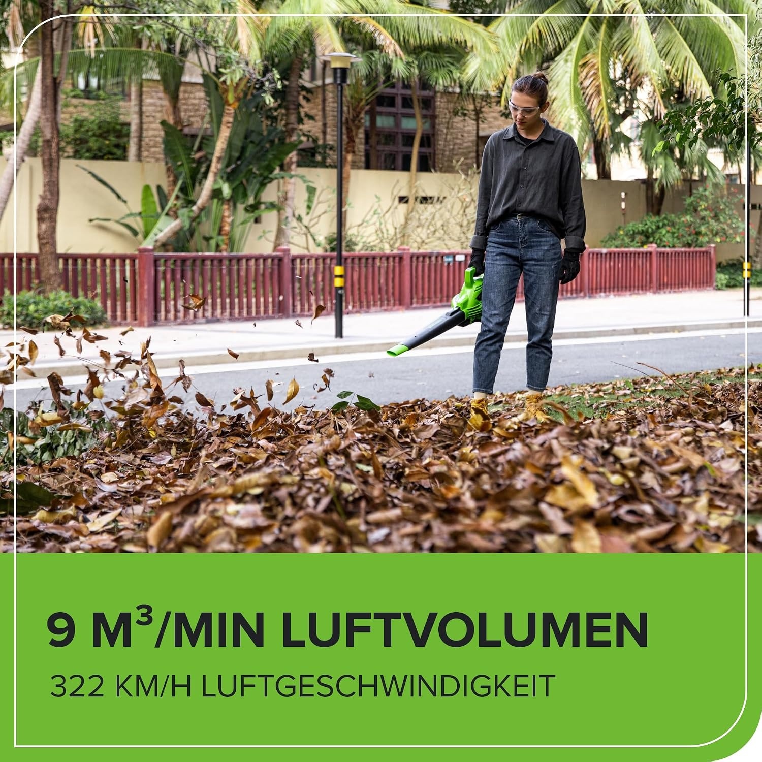 48V Akku-Laubbläser & Sauger mit Häckselfunktion - 30% Rabatt
