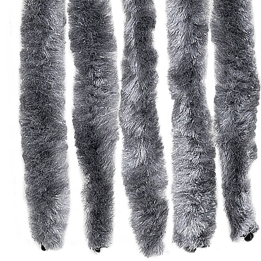 Fliegengitter Chenille-Türvorhang 90x200 cm, silber - 33% Rabatt