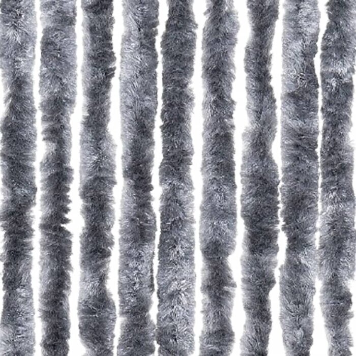 Fliegengitter Chenille-Türvorhang 90x200 cm, silber - 33% Rabatt